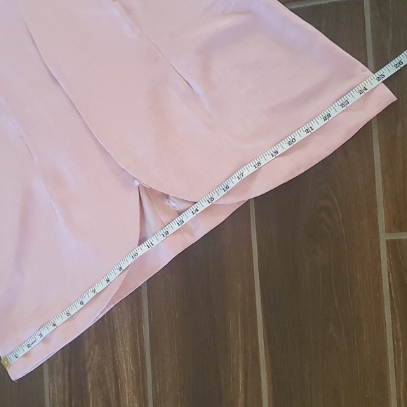 VINTAGE Homemade Pink Blazer with Attached Decorative Lace Shawl L - Picture 8 of 9